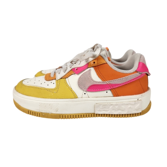 Nike Air Force 1 Fontanka Sunrise Lifestyle Sneakers Leather Women's Size 5.5 - Picture 1 of 13